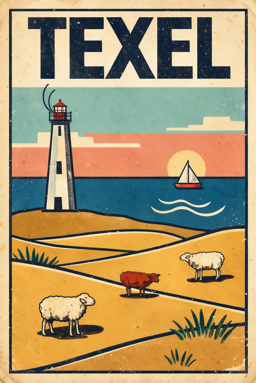 Travel poster, made with FLUX 3 Klein